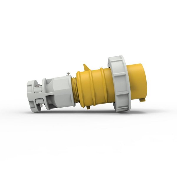 Bryant IEC Pin and Sleeve, Watertight Plug, 20 A, 125 VAC BRY320P4W